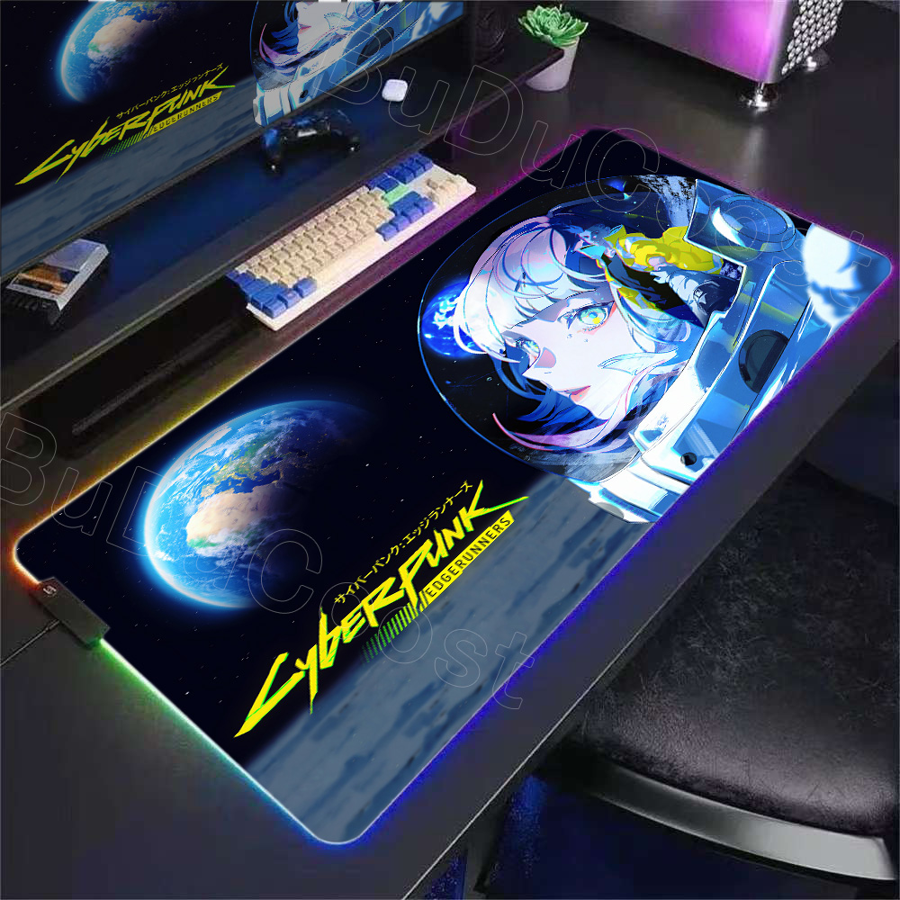 Pc Gaming Girl - HD Anime Girl Mouse Pad RGB