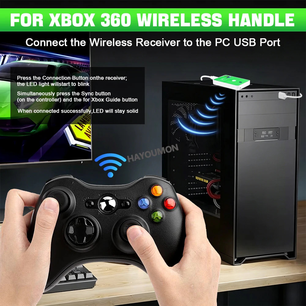 Wireless Gaming Receiver USB C - Pc Gaming Windows 7 recension och pris