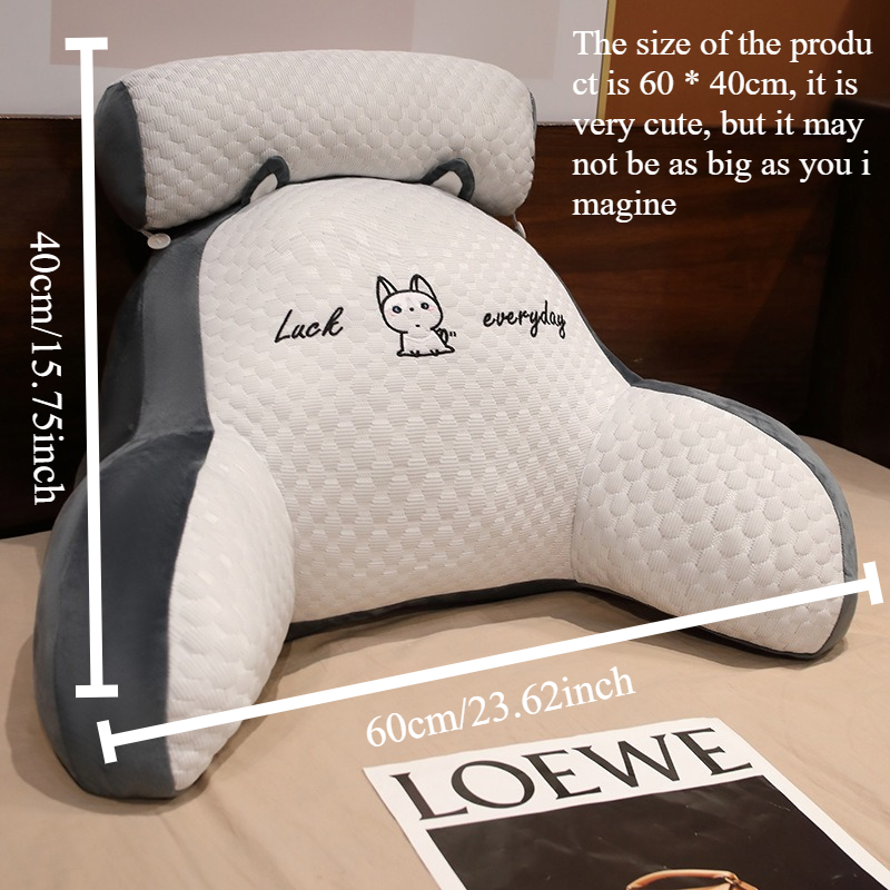 1pc Adjustable Reading Pillow  - Gaming Chair Lumbar Pillow recension och pris