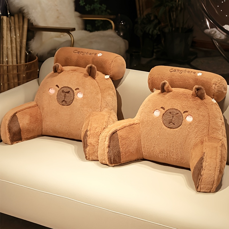 Capybara-Themed Plush Pillow C - Gaming Chair Lumbar Pillow recension och pris