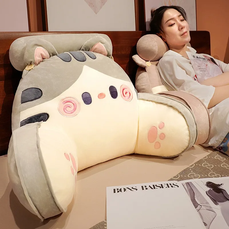 2025 Cartoon Bedside Cushion S - Gaming Chair Lumbar Pillow recension och pris
