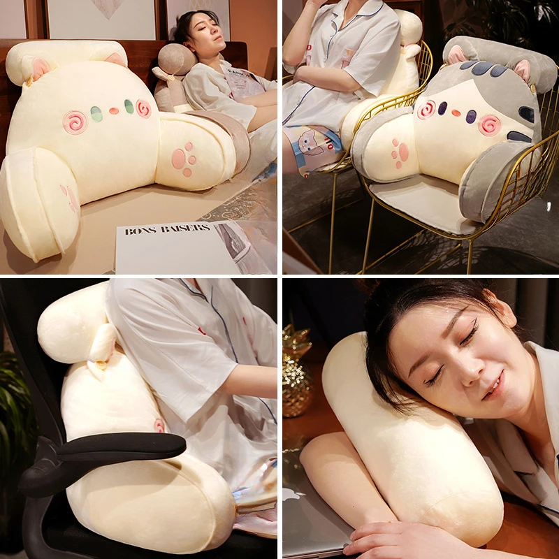2025 Cartoon Bedside Cushion S - Gaming Chair Lumbar Pillow recension och pris