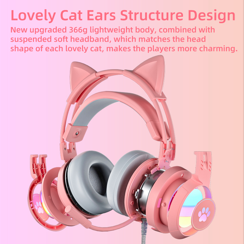 Pink Gaming Headset for PC, PS - Pc Gaming Vs Ps5 recension och pris