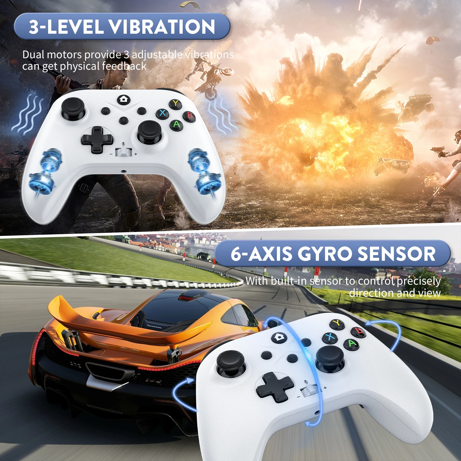GAMROMBO Game Controller for X - Pc Gaming Windows 7 recension och pris