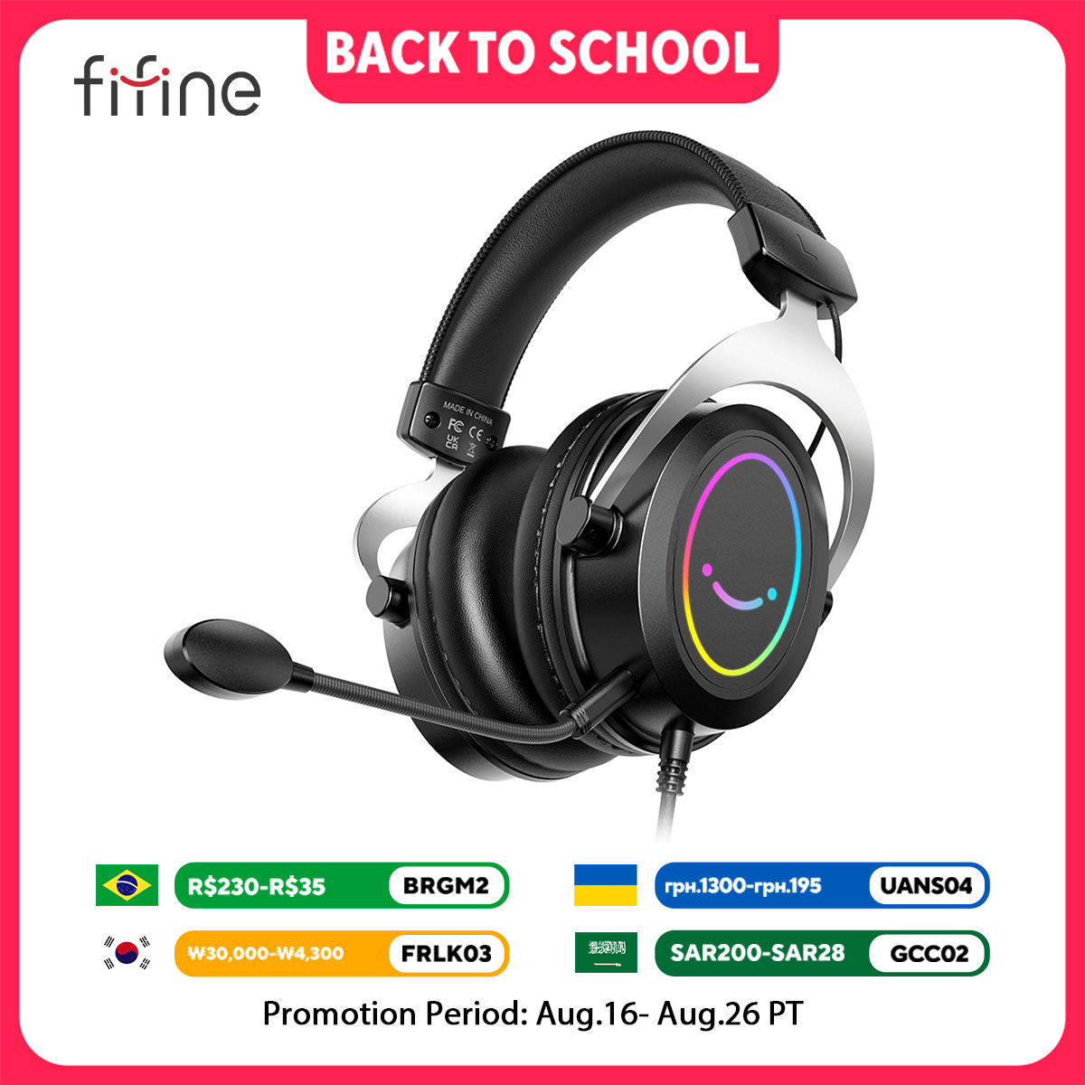 FIFINE Gaming Headpset with Dy - Pc Gaming Vs Ps5 recension och pris
