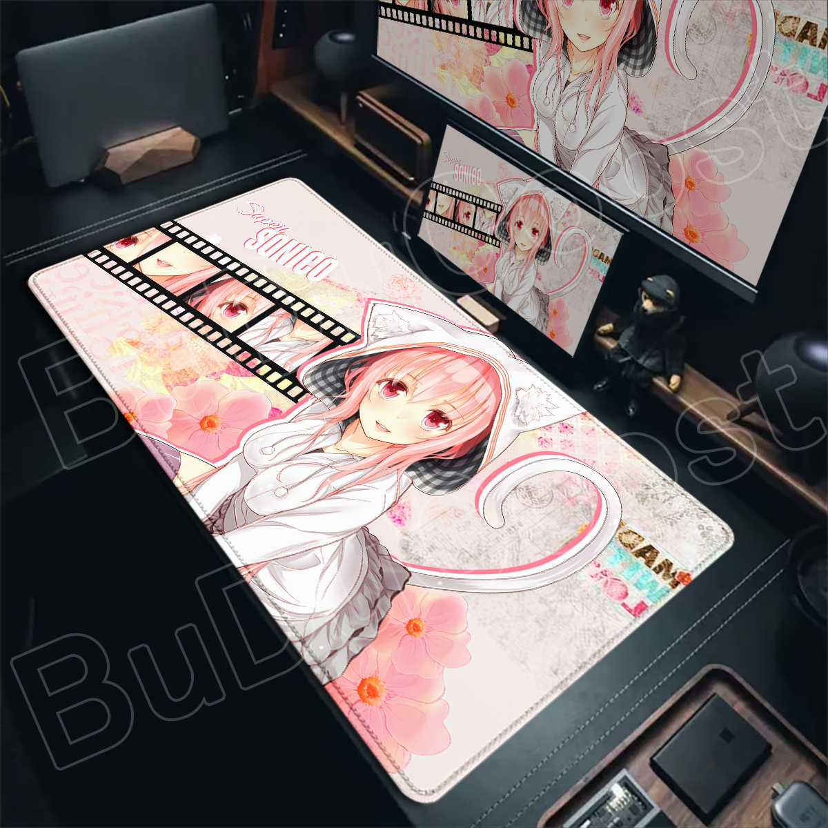 XXL Laptop Keyboard Mats Table - Pc Gaming Girl recension och pris
