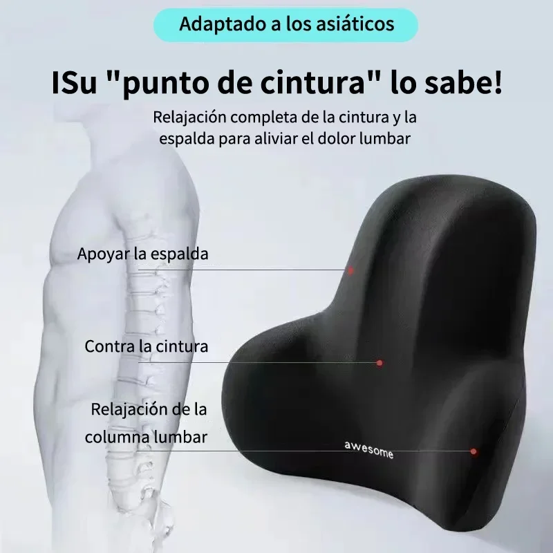 Memory Foam Lumbar Back Cushio - Gaming Chair Lumbar Pillow recension och pris