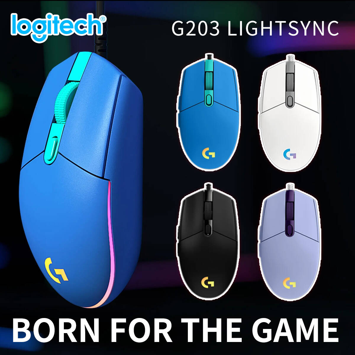 Logitech G203 Wired Gaming Mou - Pc Gaming Optimization recension och pris