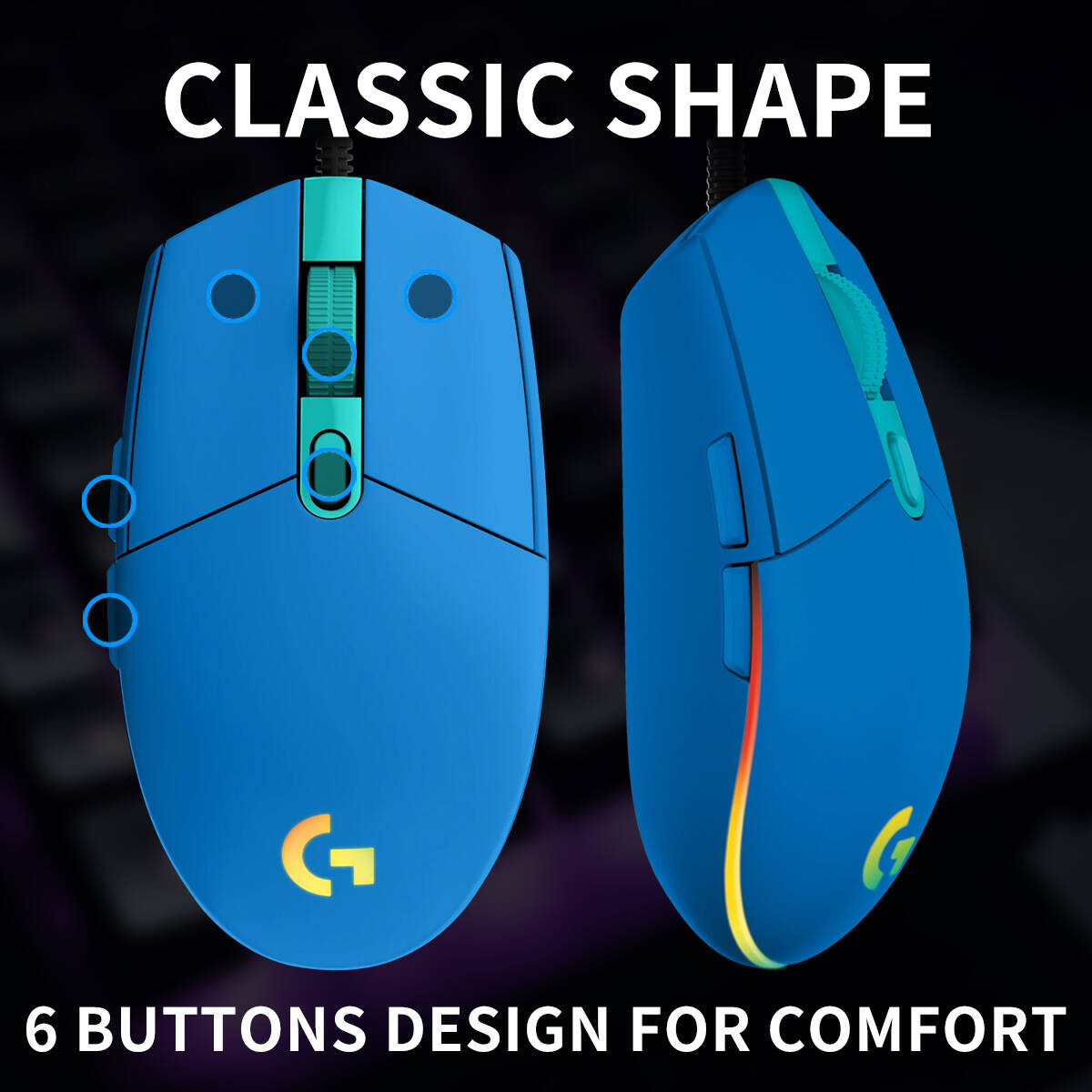 Logitech G203 Wired Gaming Mou - Pc Gaming Optimization recension och pris