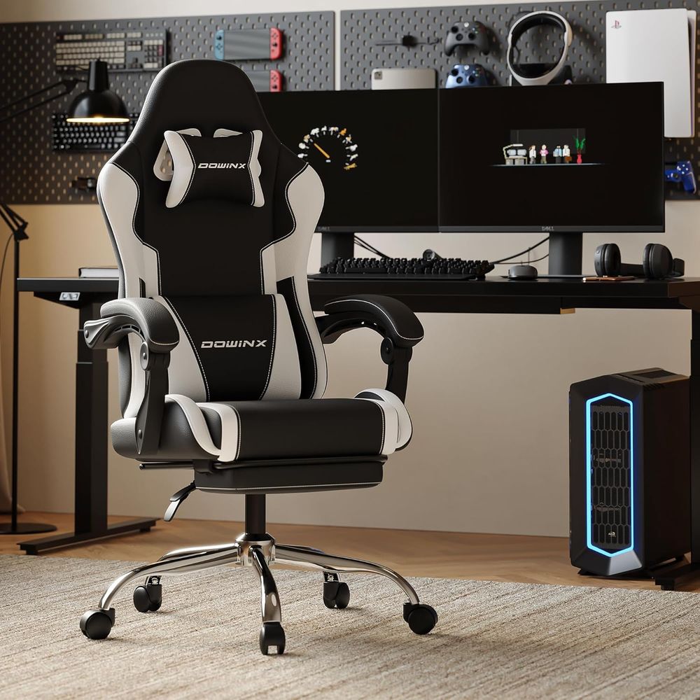 Ergonomic Gaming Chair with Lu - Gaming Chair Lumbar Pillow recension och pris