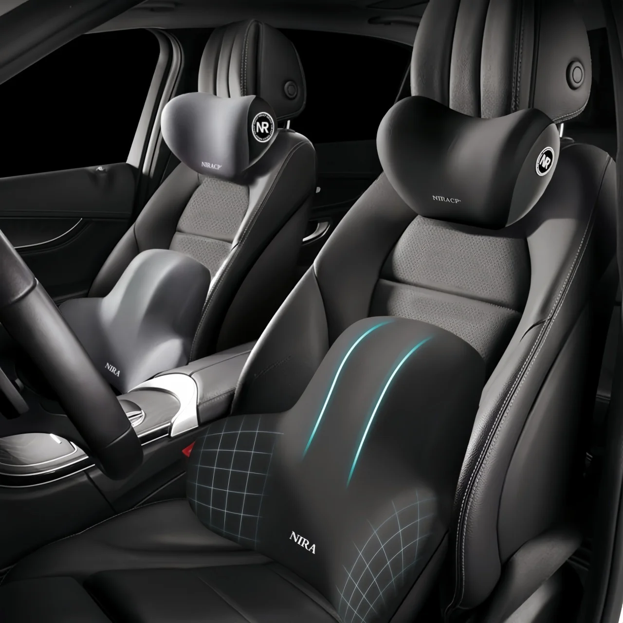 Car Seat Neck Pillow & Lumbar  - Gaming Chair Lumbar Pillow recension och pris