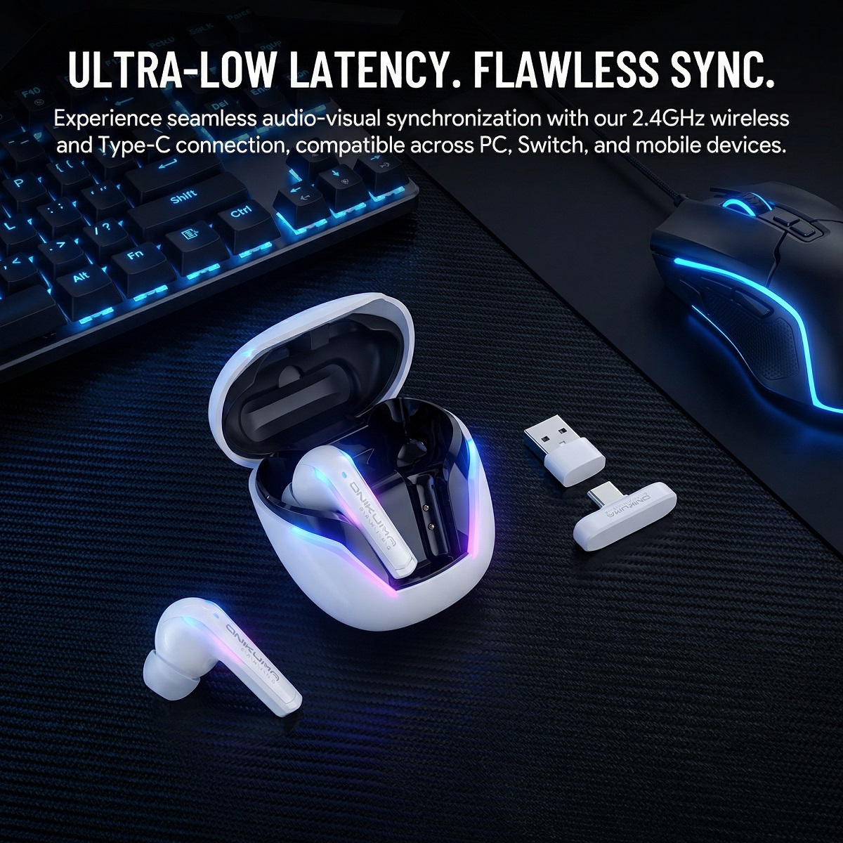 ONIKUMA T27 Wireless Gaming Ea - Pc Gaming Vs Ps5 recension och pris