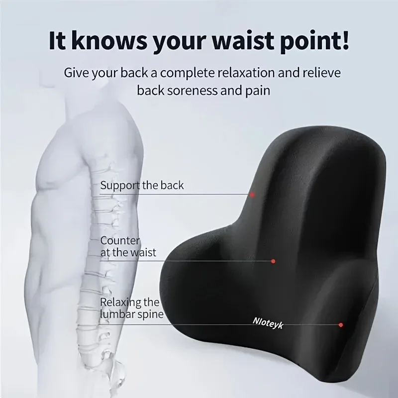 1Pc Memory Foam Lumbar Support - Gaming Chair Lumbar Pillow recension och pris